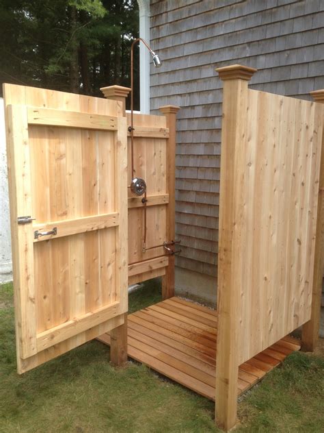 easy outdoor shower|build your own outdoor shower.